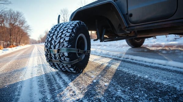Conduite sécurisée en hiver : top chaînes à neige à choisir